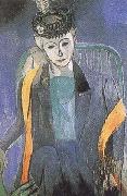 Portrait of Madame Matisse (mk35) Henri Matisse